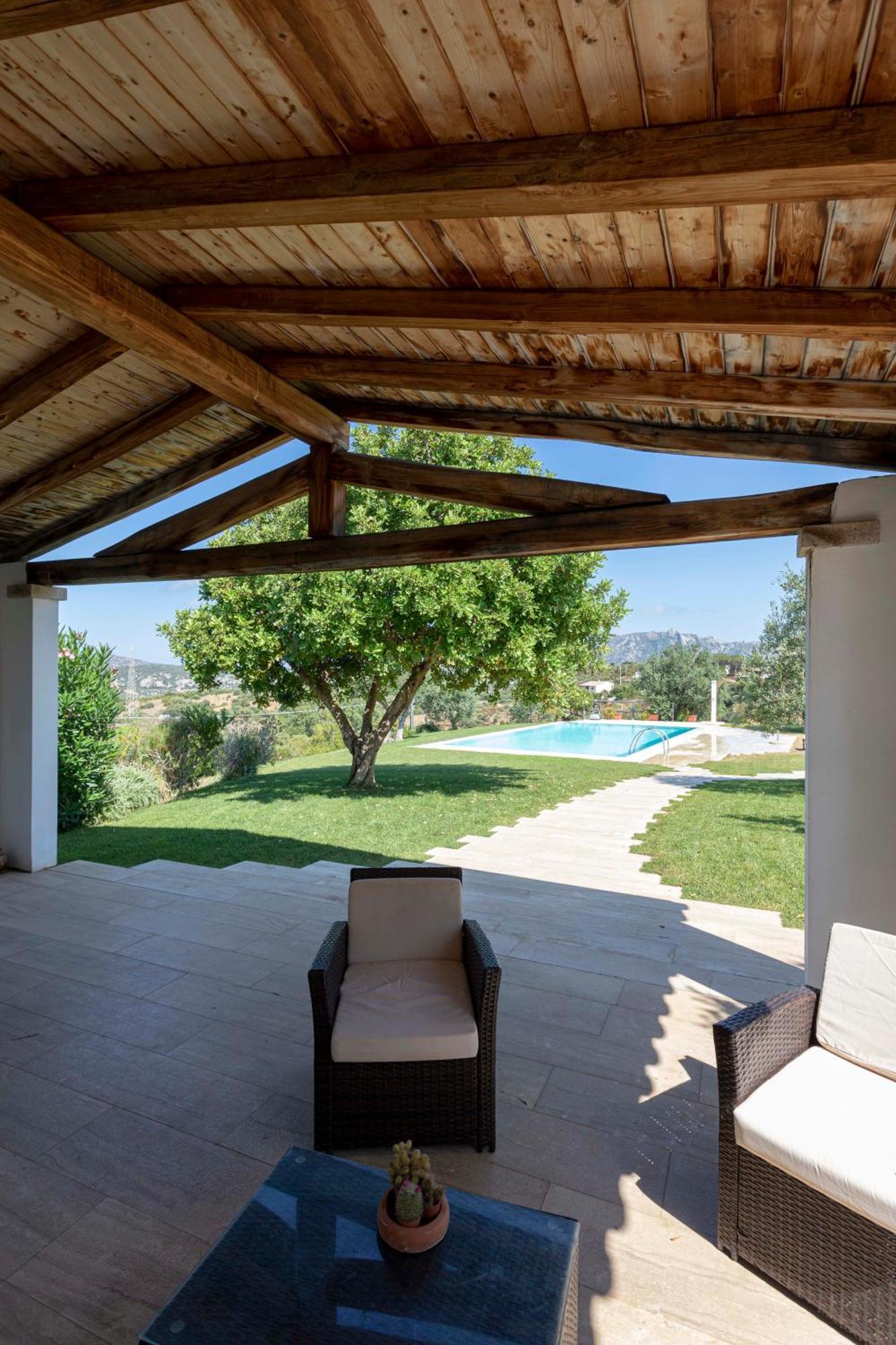 Villa Alba Esclusiva Villa Con Piscina A Sfioro E Vista Mozzafiato Sul Mare Cugnana Kültér fotó