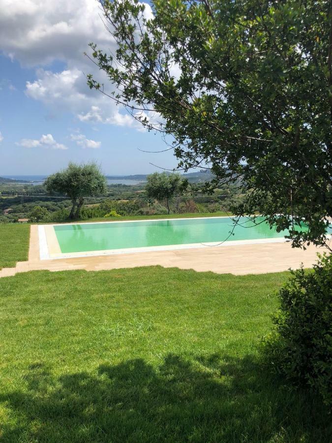 Villa Alba Esclusiva Villa Con Piscina A Sfioro E Vista Mozzafiato Sul Mare Cugnana Kültér fotó
